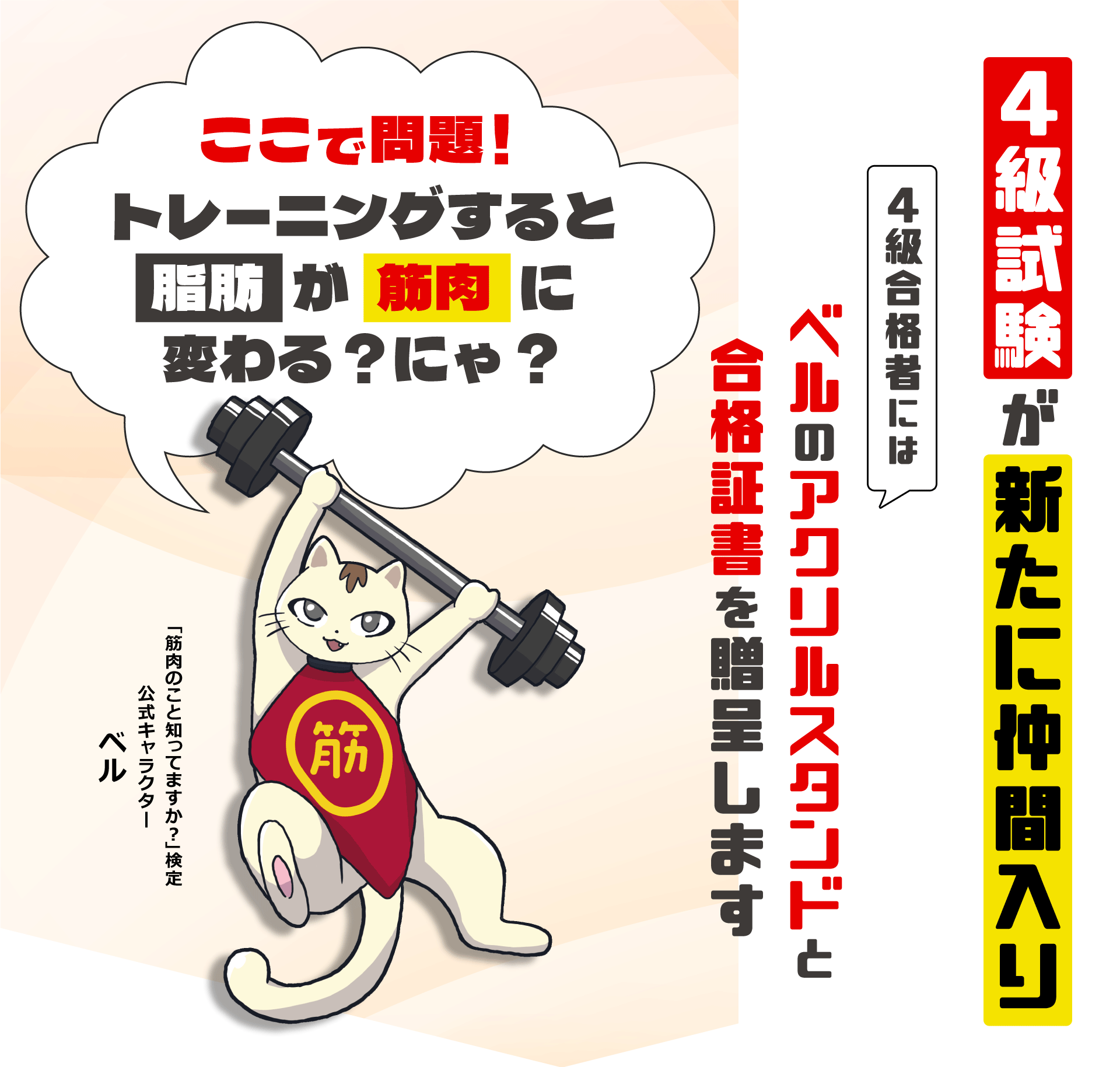 「筋肉のこと知ってますか？」検定